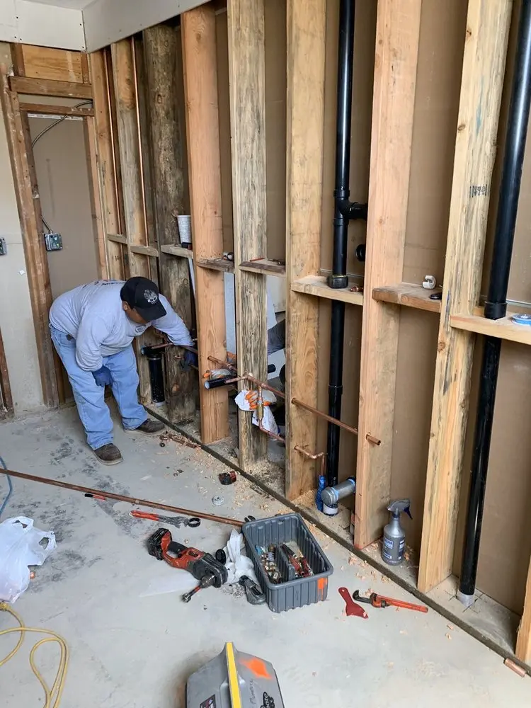 Commercial rough-in plumbing for Water Heater Replacement in Papillion